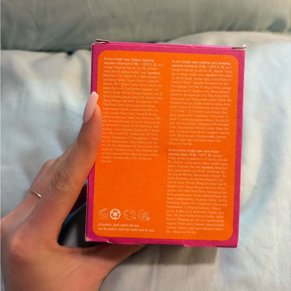 Amika The Kure Strength Repair Set - Orange and Green - Picture 3 of 3